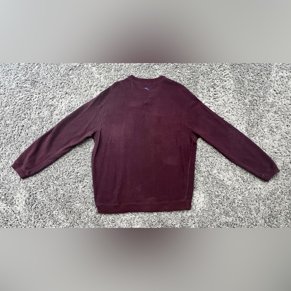 Tommy Bahama Flip Coast Abaco Reversible Sweater In Merlot Blue Men’s Size XL - Picture 4 of 7
